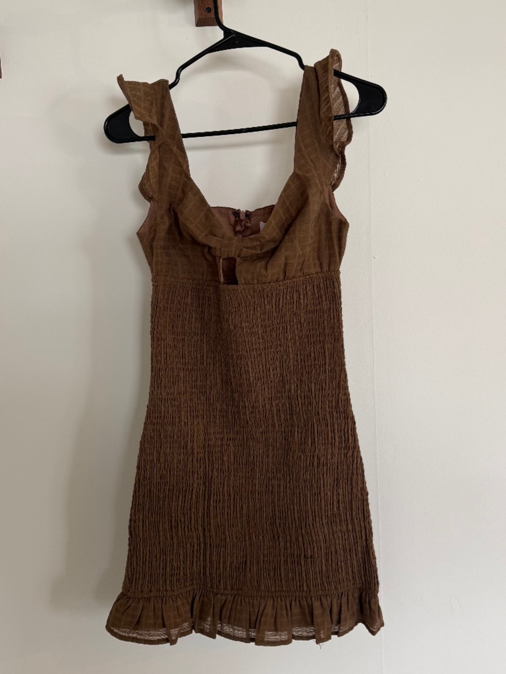 STORIA NWT Ruffle Bodycon Dress Festival Country